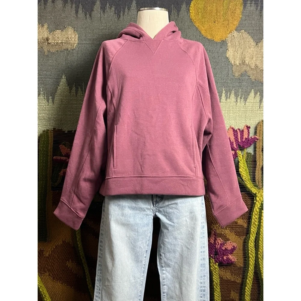 Anthropologie Daily Practice Sparkly Hoodie XXS - Picture 7 of 14